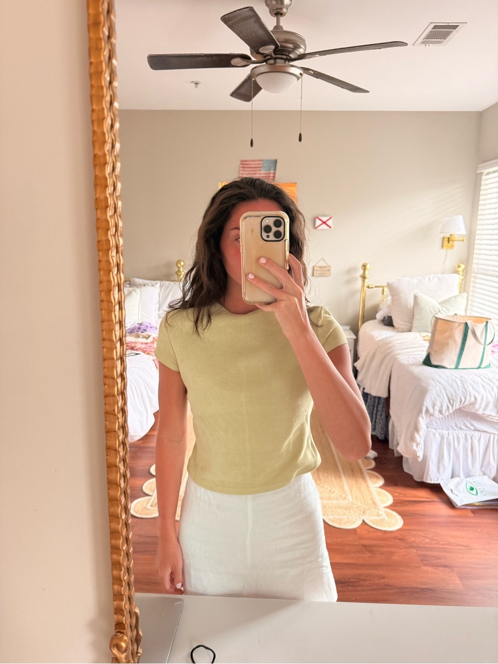 Suede top light brown tan